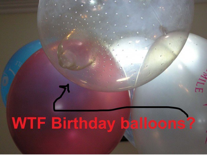 WTF Geburtstag Luftballons?