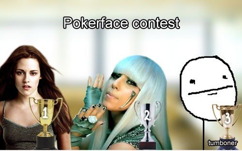 Pokerface contest