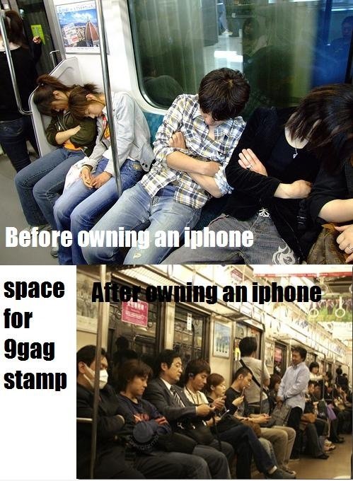 Vor und nach iphone