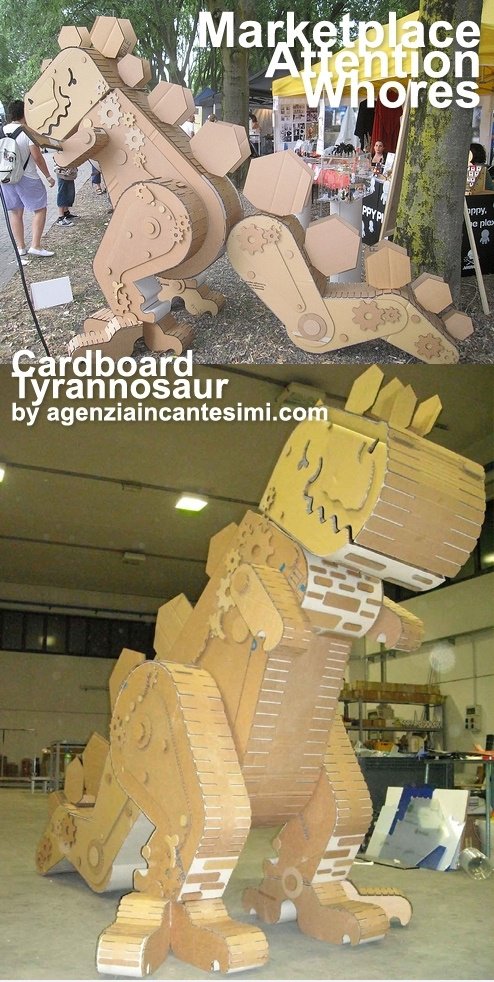 Cardboard Tyrannosaur