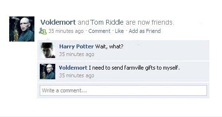 Voldemort und Tom Riddle sind jetzt Freunde