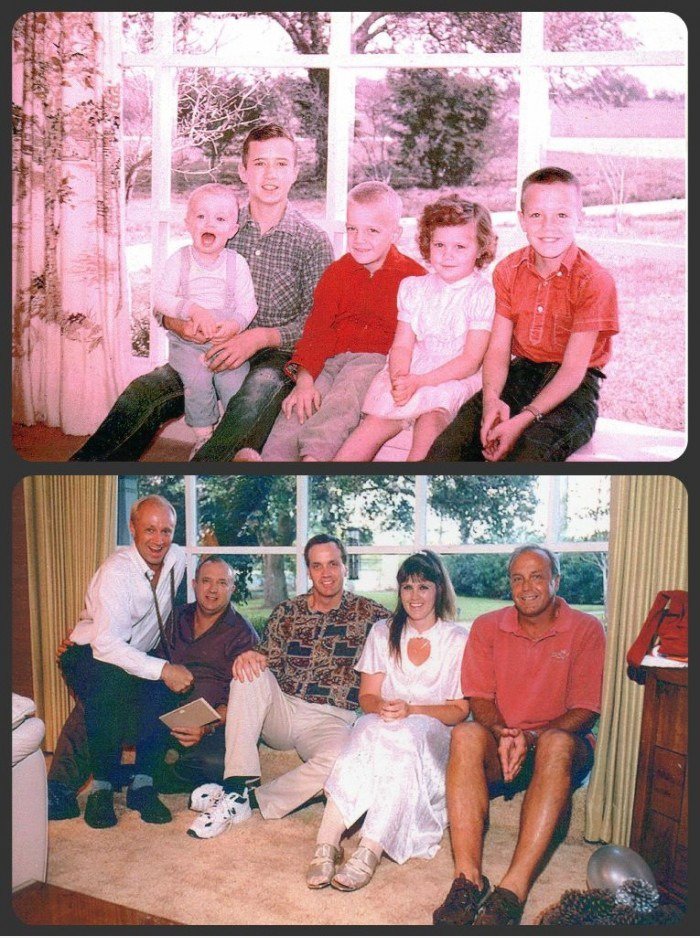 Family Pic: Now and Then