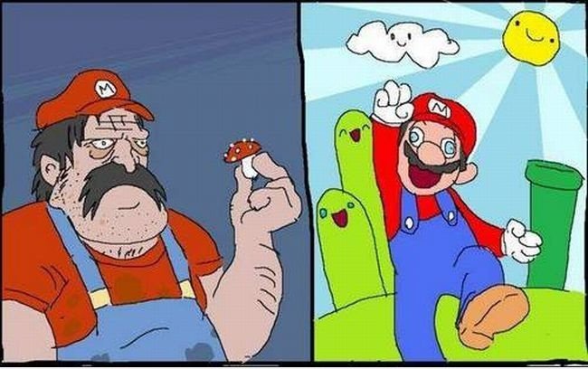 Mario Mushroom Effect!