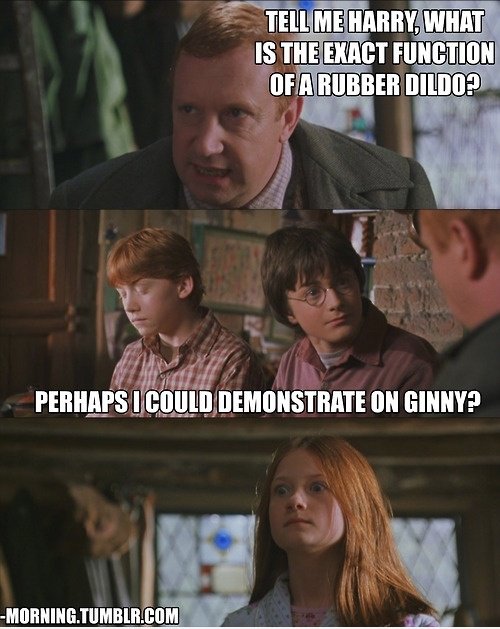 Vielleicht könnte ich auf Ginny zu demonstrieren?