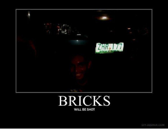 Bricks ist erschossen werden