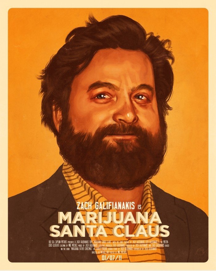 Zach Galifianakis ist Marihuana Santa Claus