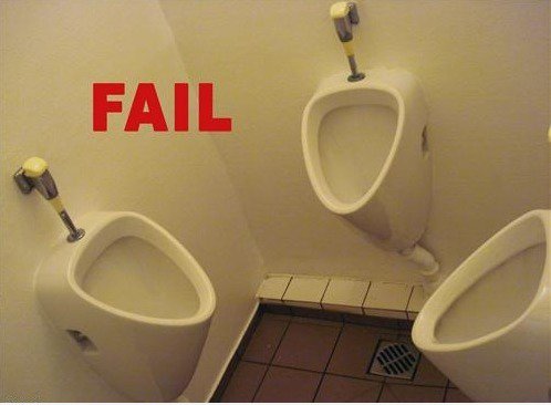 Urinal Design-FAIL