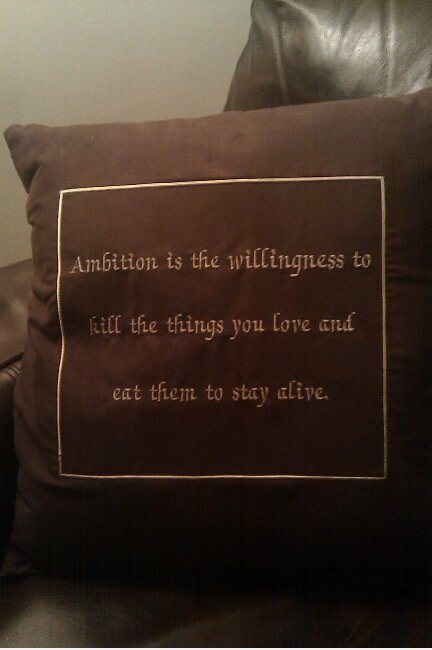 Ambition ist ....