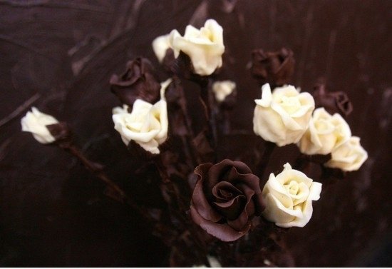 Romantik Zimmer aus Schokolade
