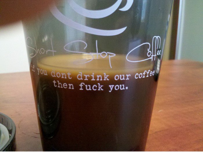 Wenn Sie nicht trinken unseren Kaffee ...