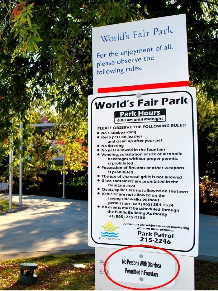Weltausstellung Park ist nicht wirklich fair ...
