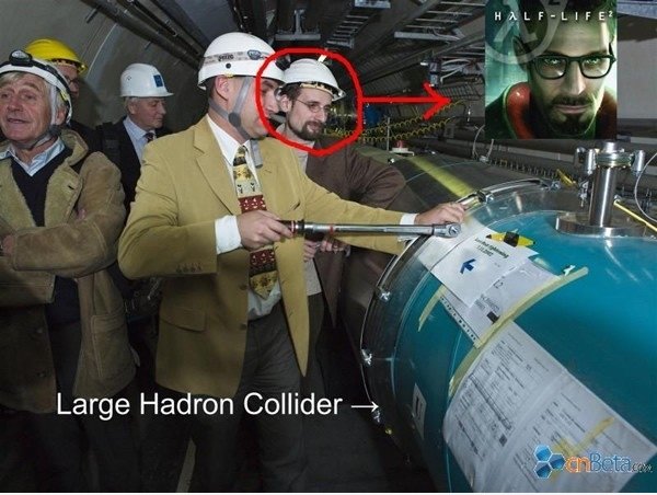 Gordon Freeman @ Half-Life wird auf Large Hadron Collider arbeiten!