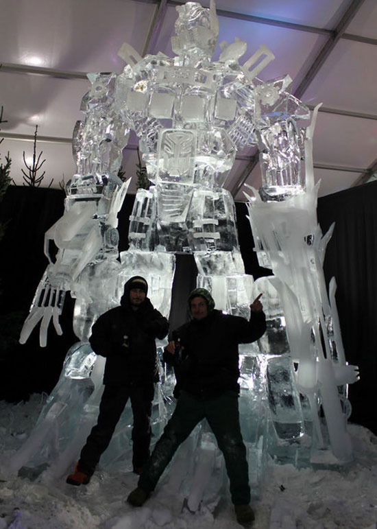 awesome ice sculpture