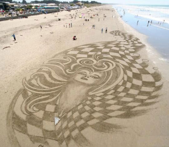 awesome sand picture