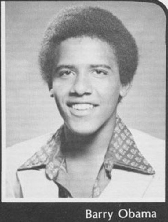 Barack Obama in den 70er