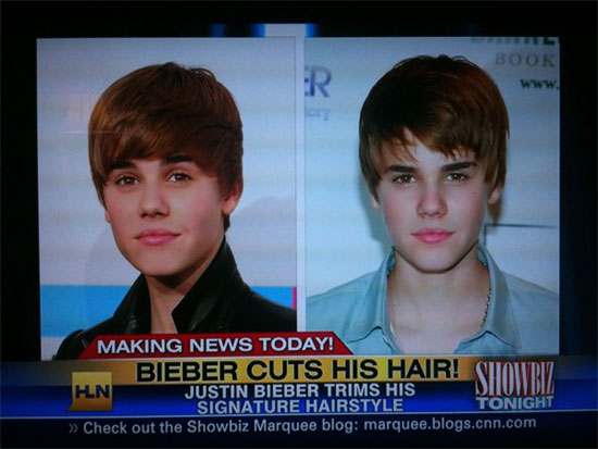 NEWS Bieber hat die Haare geschnitten!