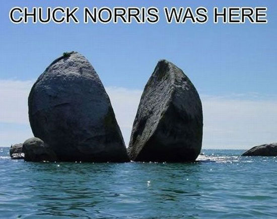 chuck norris was here