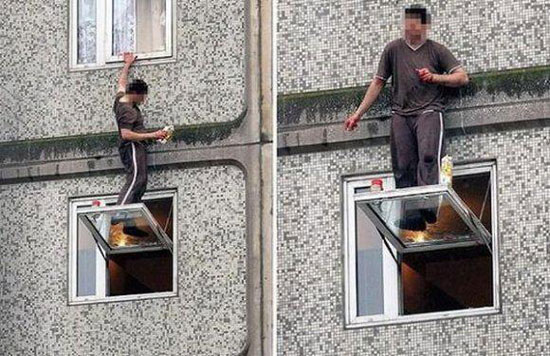 crazy way to clean windows
