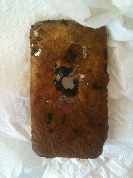 deep fried ipod touch