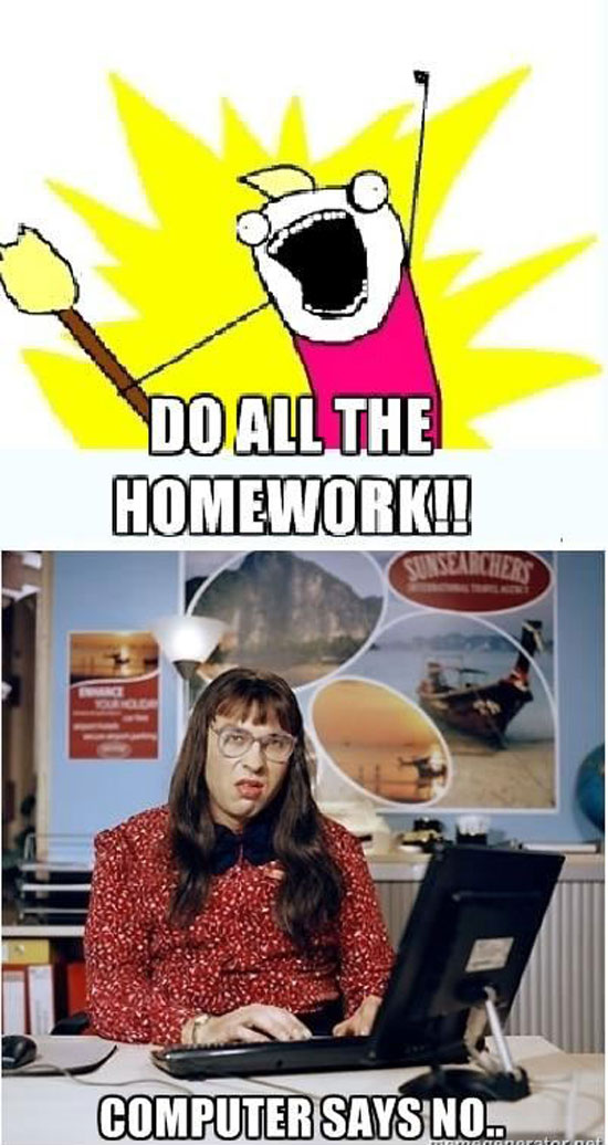Do all the Homework