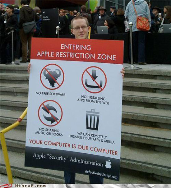 entering apple restriction zone
