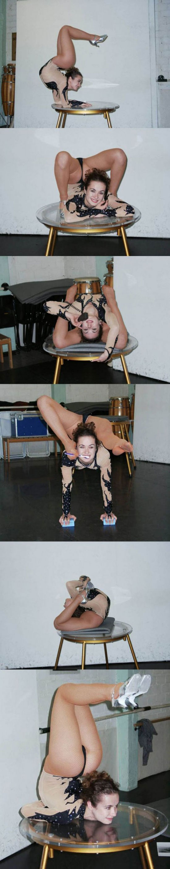 extremely flexible chick