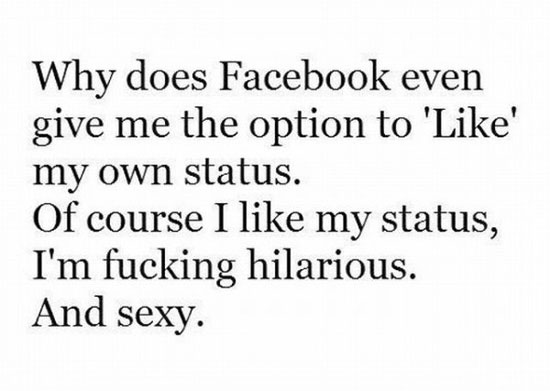 facebook like on status