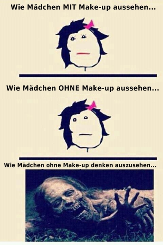 Frauen und ihr Make-Up....
