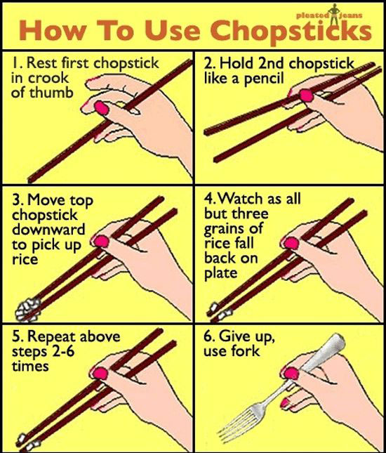 how to use chopsticks