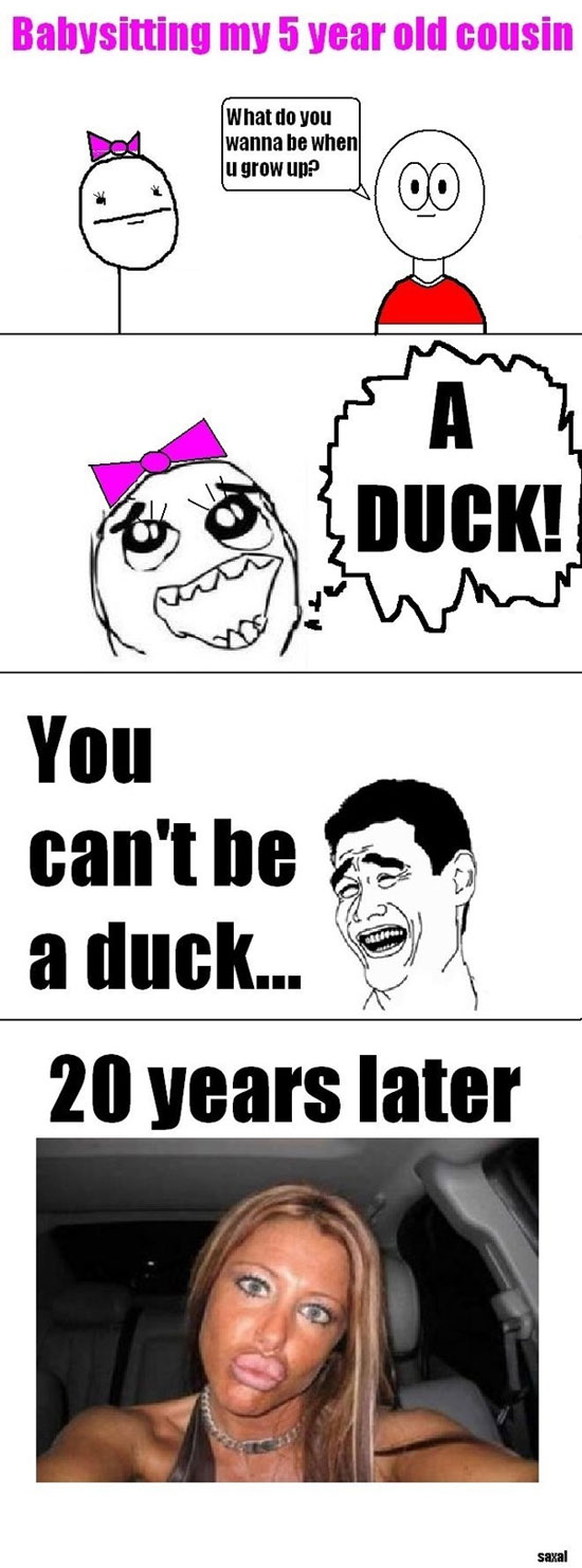 i want to be duck
