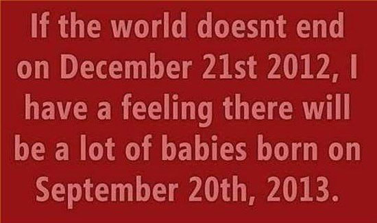If the World doesnt end...
