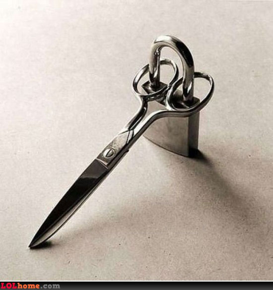 locked scissors