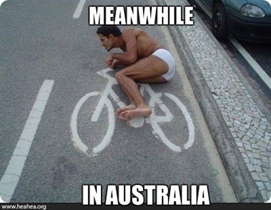 meanwhile in australiahellip