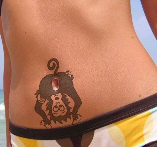 monkey tatto