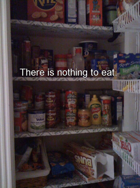 Nichts zu essen
