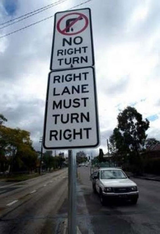 no right turn 4256