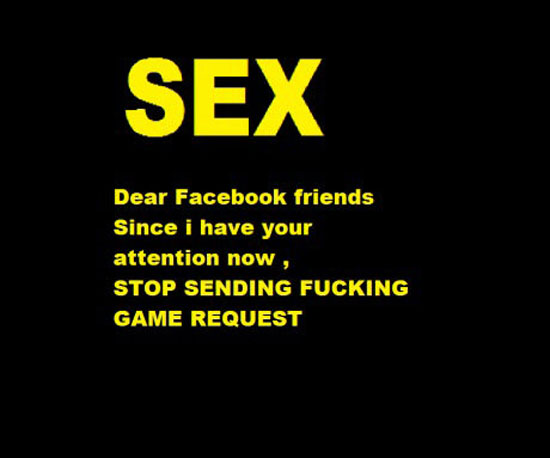 SEX Dear Facebook Friends