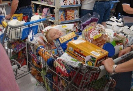 shopping babies