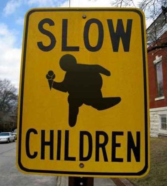 slow and fat children