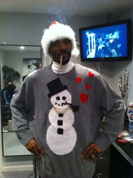 snoop getting into the spirit of things