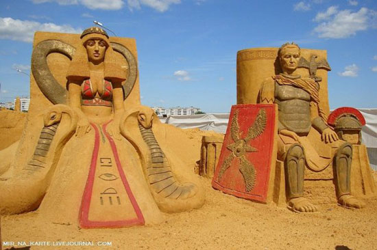 the great roman empire made of sand