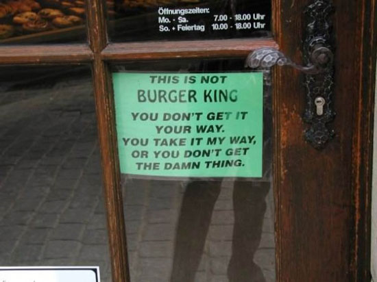 this is not burger king