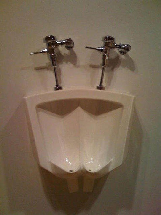 wanna share a urinal