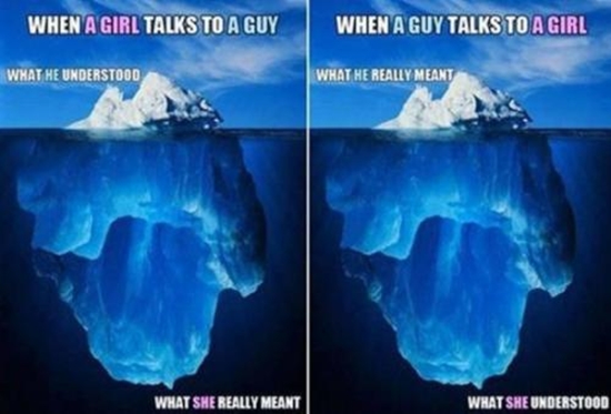 Wenn ein Mädchen zu einem Jungen spricht und umgekehrt - So True Bild