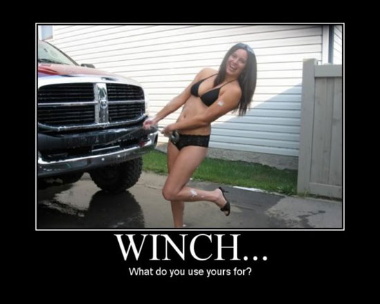 what do you use your winch for