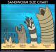 Sandworm Größentabelle