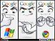 Wie der Google Chrome-Logo wird