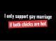Wenn nur Unterstützung Homosexuell Ehe, wenn ...