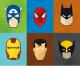 Heads of Superheroes