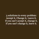3 Lösungen für jedes Problem